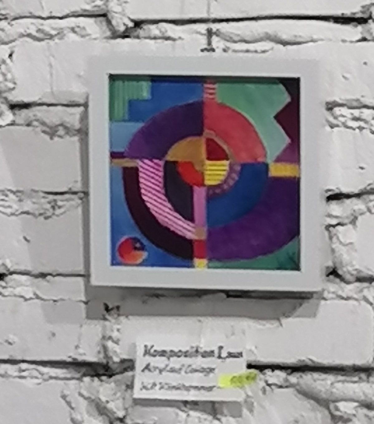 Ausgestelltes Kunstwerk - Bild