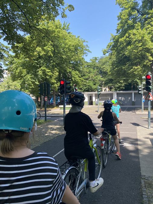 Radfahrtraining bei den Zebras und Erdmännchen - 3